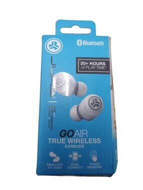 JLab - GO Air True Wireless In-Ear Headphones - White/Gray